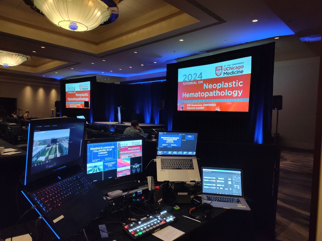 Live event video control and switching station